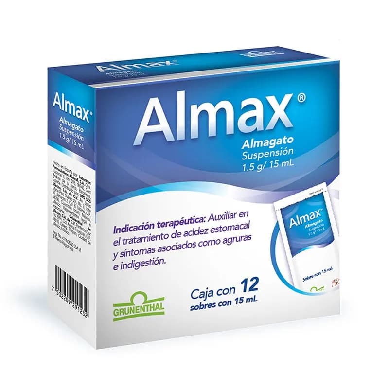 ALMAX 1.5G/15ML SUSP C/12 SOB
