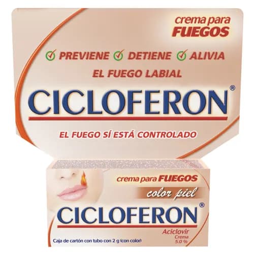 CICLOFERON S/COLOR 5% CRE C/2G