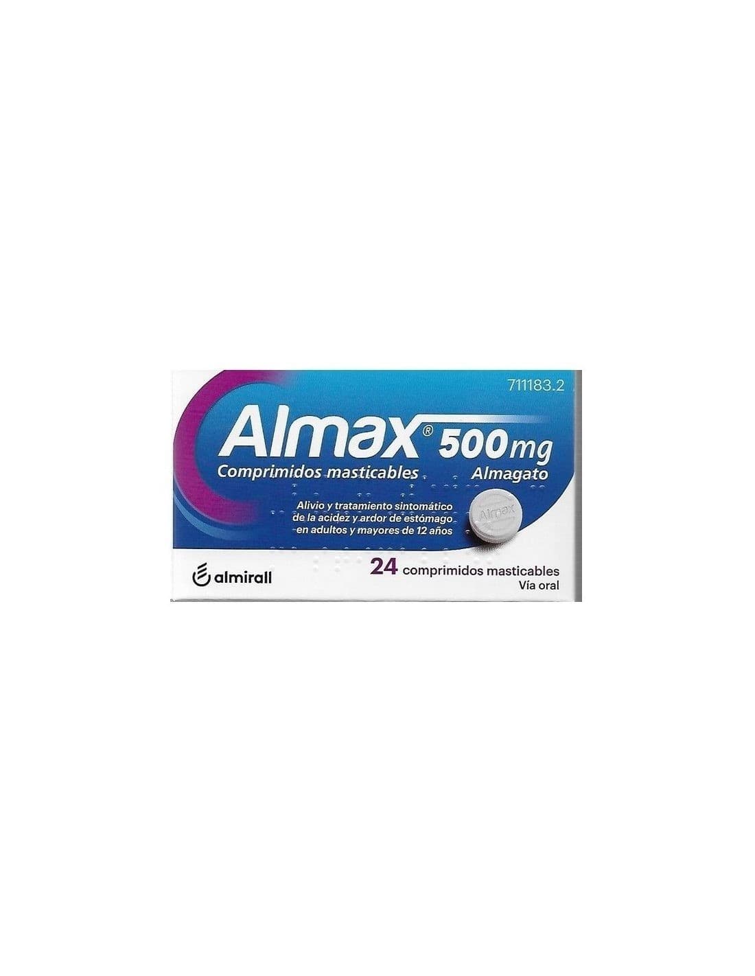 ALMAX 500MG C/24 TAB